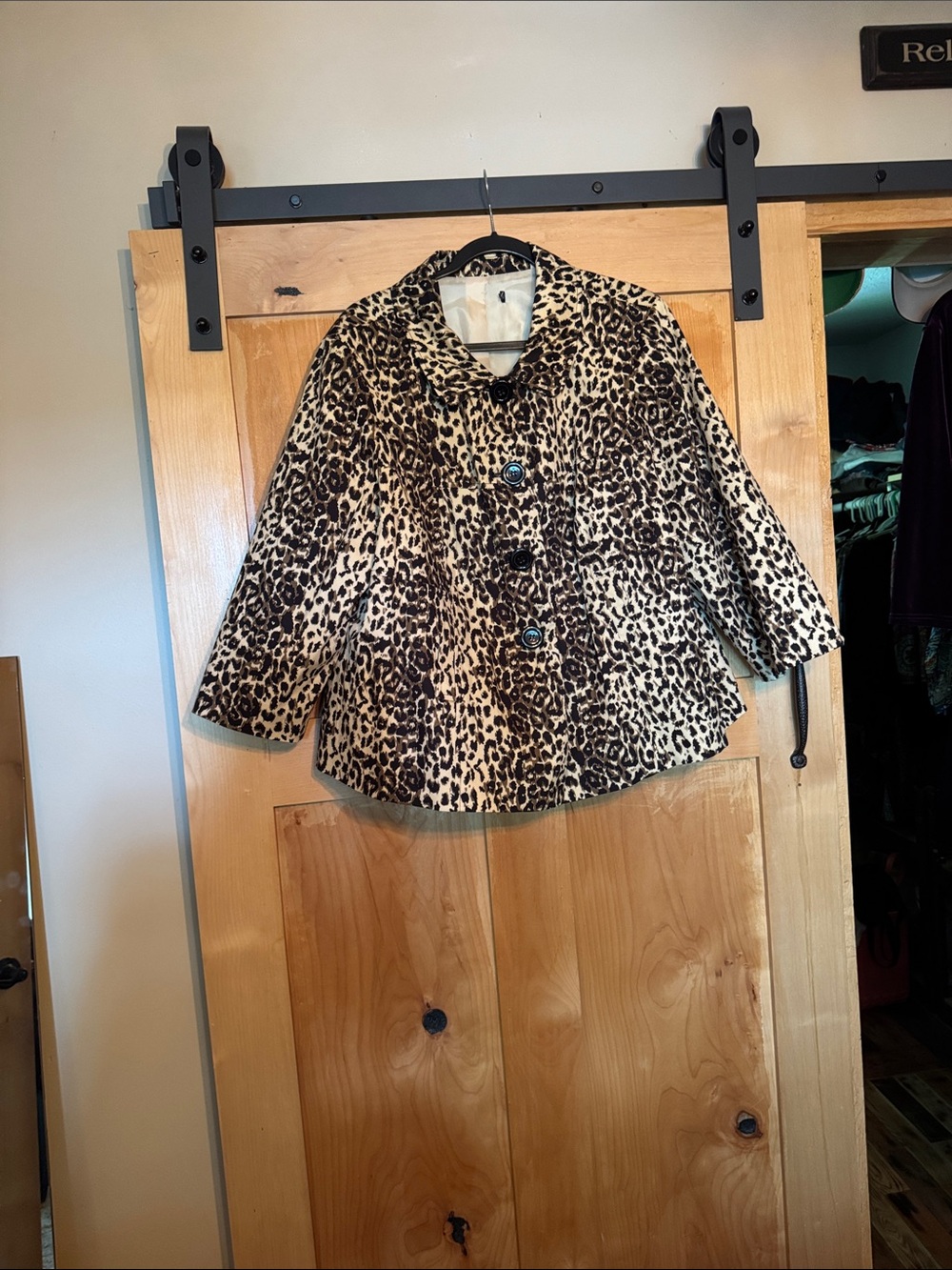 Leopard Print Women's Jacket - Stylish Animal Print Coat
